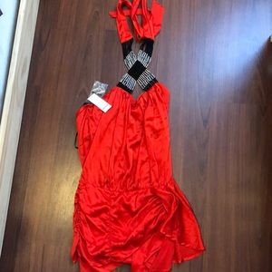 Brand new halter top Bebe dress